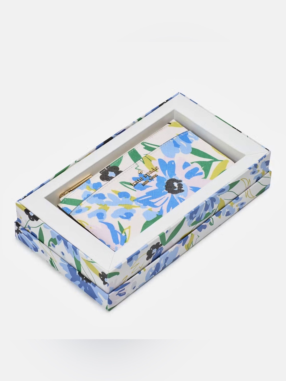 Kate Spade Boxed Madison Floral Large Slim Card Holder